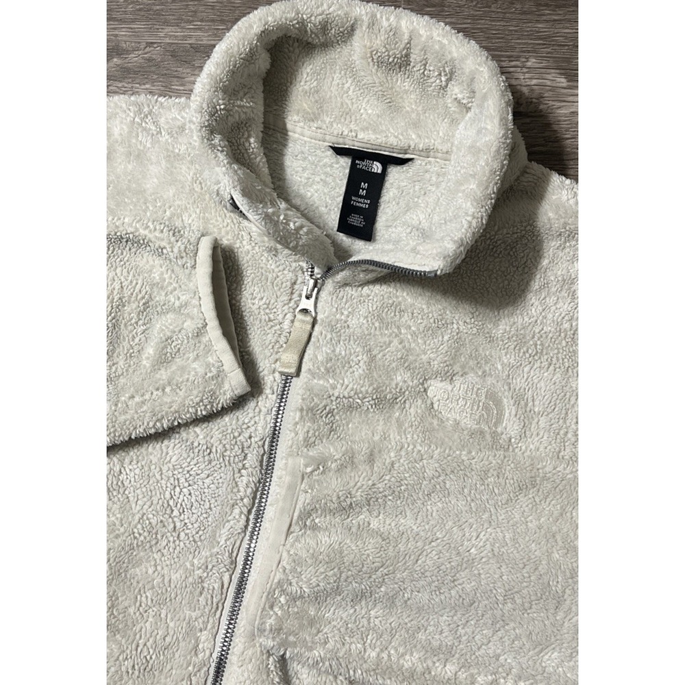 The North Face Women's Osito Full Zip Fleece Jacket Size Medium in Vintage White